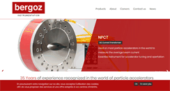 Desktop Screenshot of bergoz.com